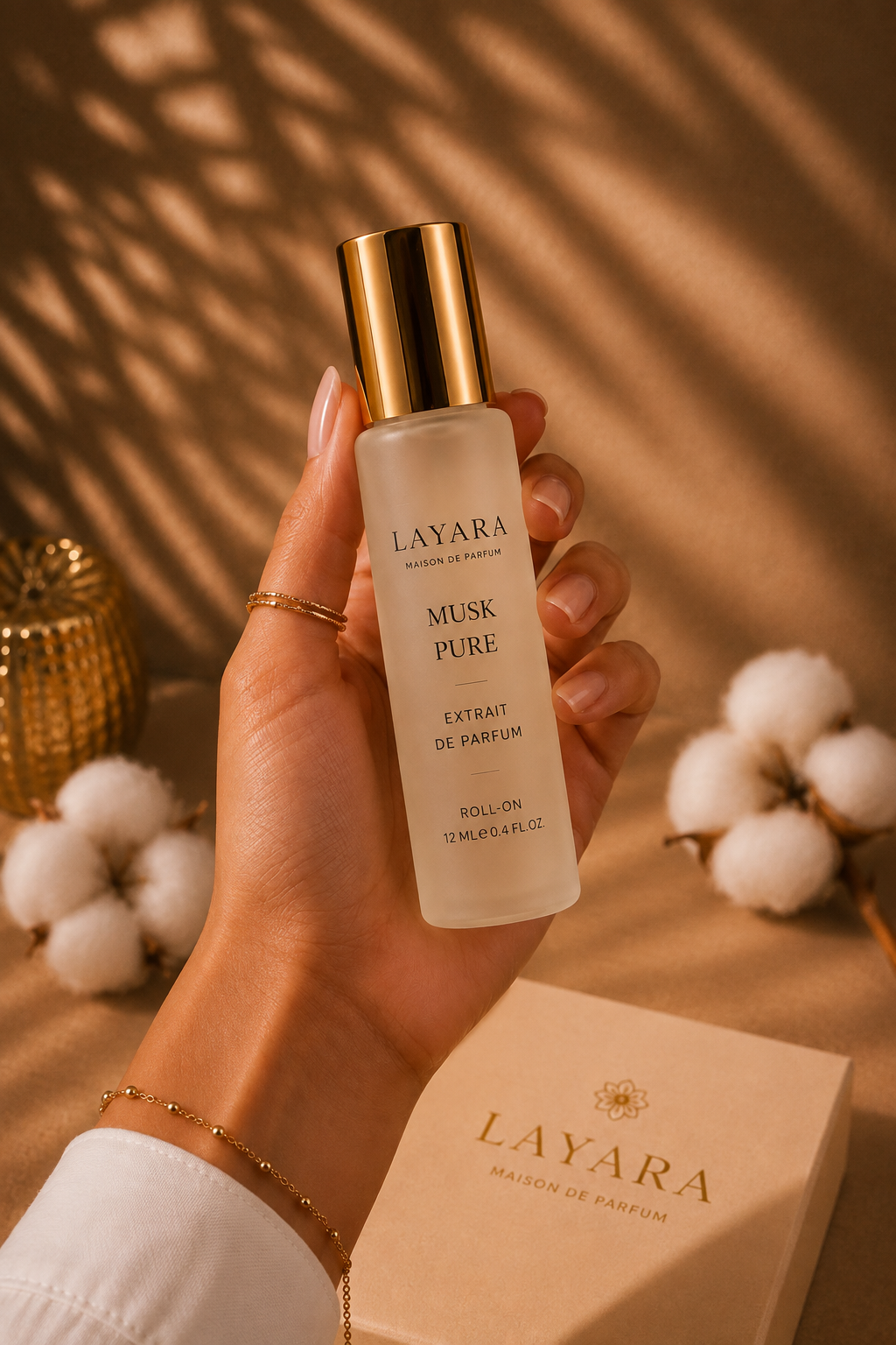LAYARA Musk Pure – Extrait de Parfum Roll-On 12 ml