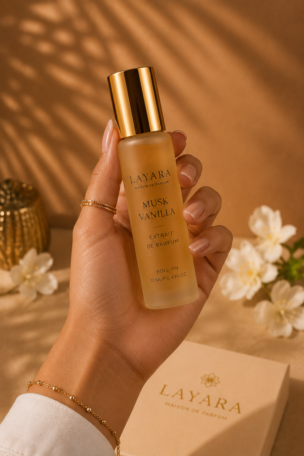 LAYARA Musk Vanilla – Extrait de Parfum Roll-On 12 ml