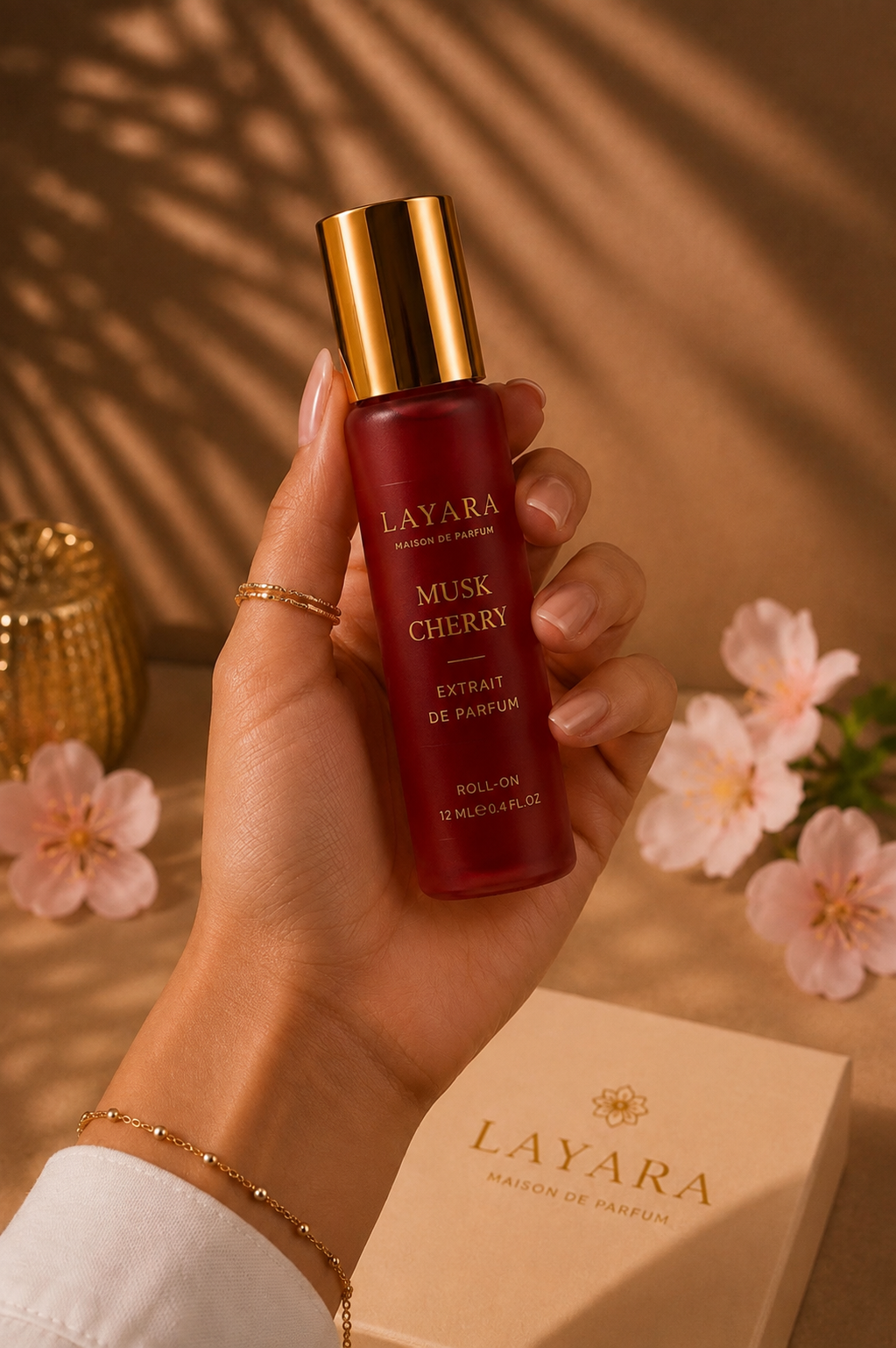 LAYARA Musk Cherry – Extrait de Parfum Roll-On 12 ml