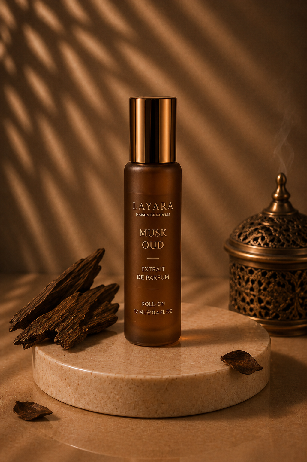 LAYARA Musk Oud – Extrait de Parfum Roll-On 12 ml